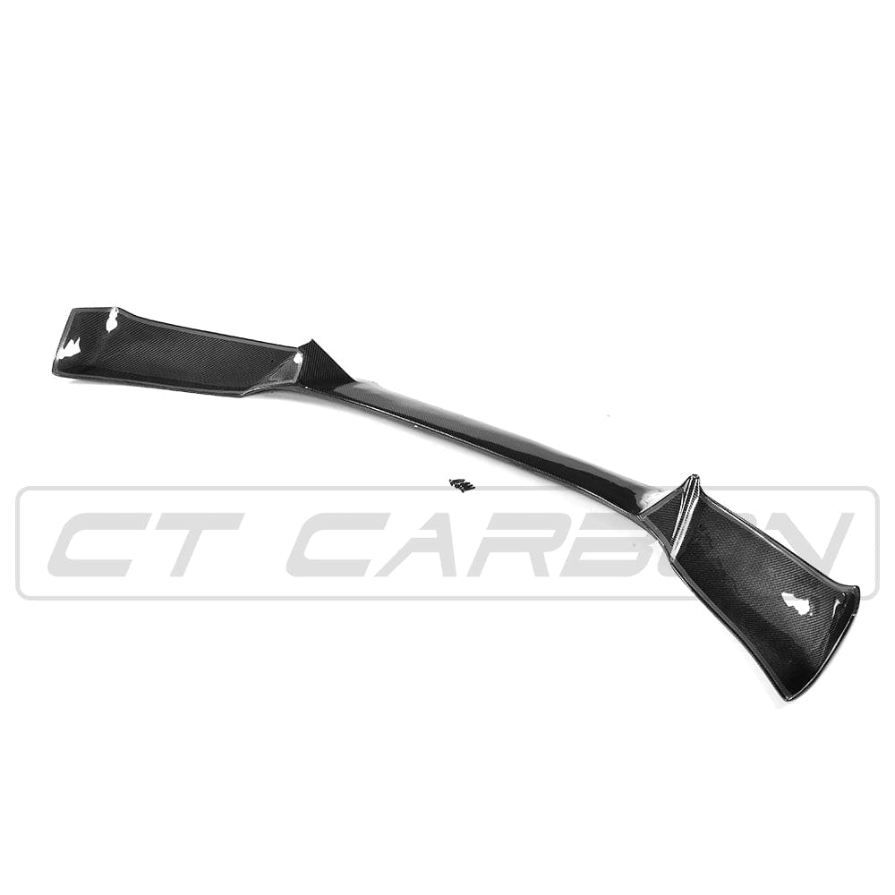 BMW X6 F16 M Sport 2013-2018 Carbon Fibre (Fiber) Front Lip Splitter – M Performance/MP Style Front Spoiler, Bumper Lip, Chin Spoiler Aero Valance Extension Upgrade