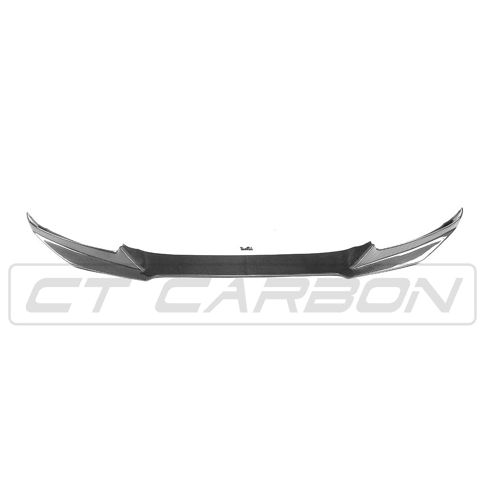 BMW X6 F16 M Sport 2013-2018 Carbon Fibre (Fiber) Front Lip Splitter – M Performance/MP Style Front Spoiler, Bumper Lip, Chin Spoiler Aero Valance Extension Upgrade