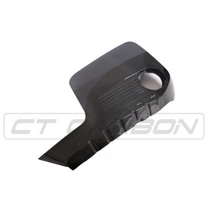 CT Carbon S55 Engine Cover for BMW F80 F82 F83 F87 M2 Competition M2C M3 M4 – Carbon Fibre Engine Shroud/Beauty Cover/Top Cover – F8X Under Bonnet Engine Bay Motor Cover Upgrade (2014-2021)