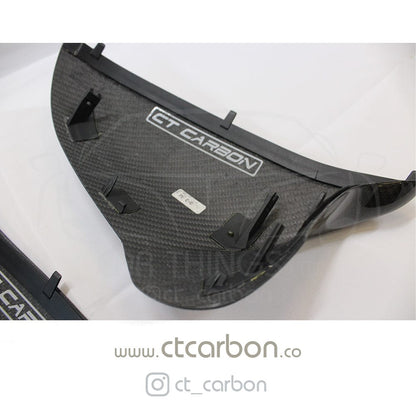 CT Carbon Gloss Carbon Fibre (Carbon Fiber) Wing Mirror Caps for BMW F80 M3, F82/F83 M4, F87 M2 Competition 2014-2021 - RHD UK Only - M Performance Style Door Mirror Covers/Shells Replacement