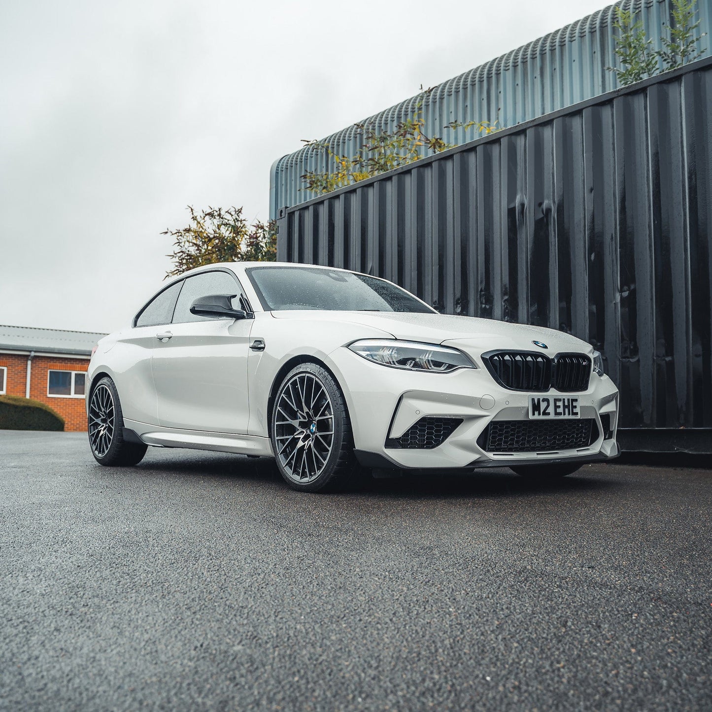 CT Carbon Gloss Carbon Fibre (Carbon Fiber) Wing Mirror Caps for BMW F80 M3, F82/F83 M4, F87 M2 Competition 2014-2021 - RHD UK Only - M Performance Style Door Mirror Covers/Shells Replacement