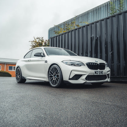 CT Carbon Gloss Carbon Fibre (Carbon Fiber) Wing Mirror Caps for BMW F80 M3, F82/F83 M4, F87 M2 Competition 2014-2021 - RHD UK Only - M Performance Style Door Mirror Covers/Shells Replacement