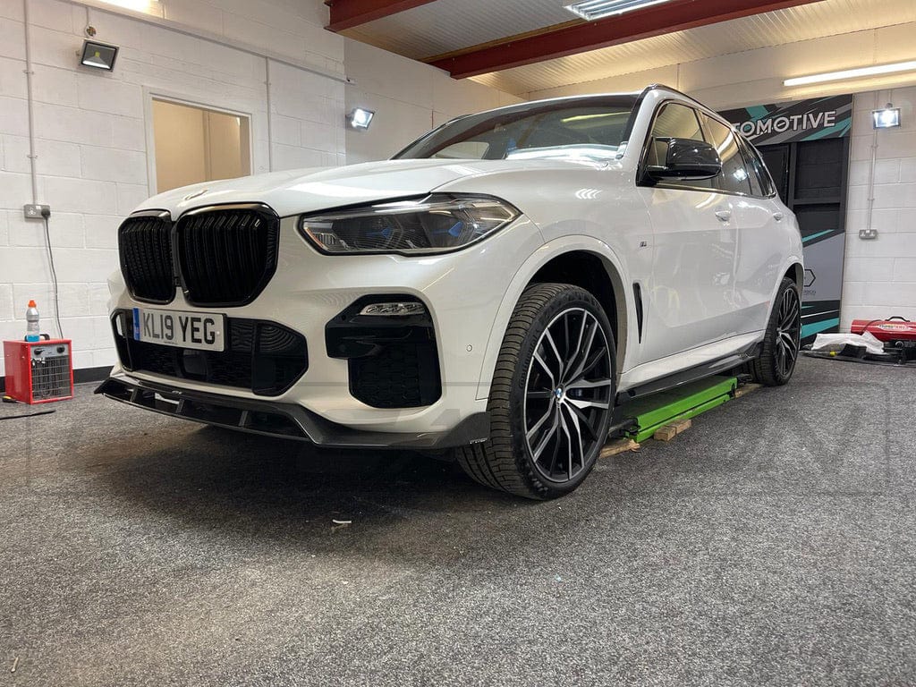 BMW X5 G05 Carbon Fibre Body Kit 2018+ – Gloss Carbon Exterior Styling Pack | Front Lip Splitter, Side Skirt Extensions, Rear Diffuser, Tailgate/Boot Spoiler | CT Carbon Aero Kit | Carbon Fiber Full Body Kit Upgrade