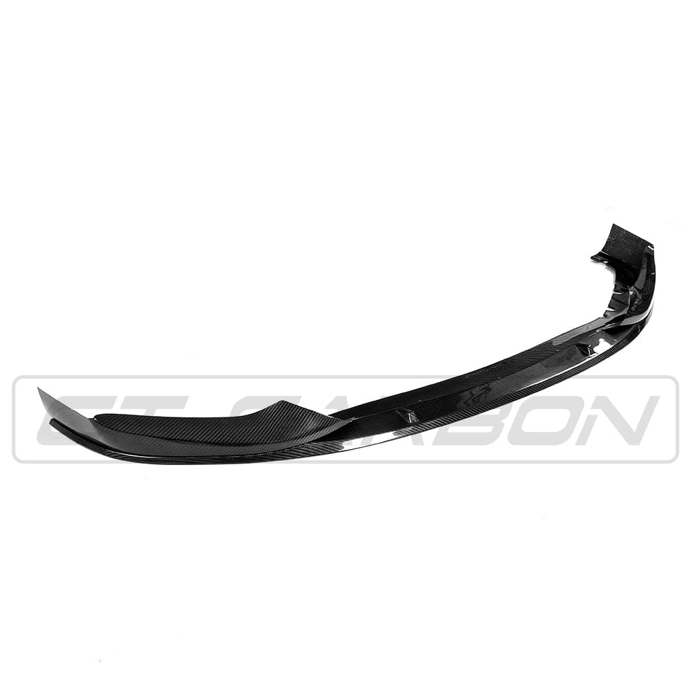 BMW 5 Series G30/G31 M Sport Carbon Fibre Front Splitter Lip Spoiler – MP/M Performance Style – Gloss 3‑Piece – Fits 2017–2020 Saloon & Touring – Real Carbon Aero Front Bumper Lip by CT Carbon