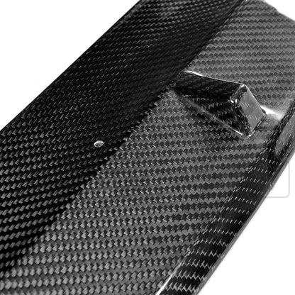 BMW 5 Series G30/G31 M Sport Carbon Fibre Front Splitter Lip Spoiler – MP/M Performance Style – Gloss 3‑Piece – Fits 2017–2020 Saloon & Touring – Real Carbon Aero Front Bumper Lip by CT Carbon