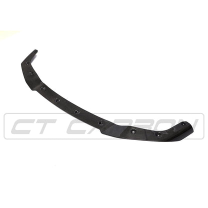 CT Carbon BMW M2 F87 Carbon Fibre/Fiber Front Lip Splitter Spoiler 2016-2018 - CS/CSL/Competition Style Aero Front Bumper Lip | Carbon Front Apron Upgrade