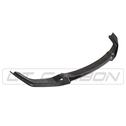 CT Carbon BMW M2 F87 Carbon Fibre/Fiber Front Lip Splitter Spoiler 2016-2018 - CS/CSL/Competition Style Aero Front Bumper Lip | Carbon Front Apron Upgrade