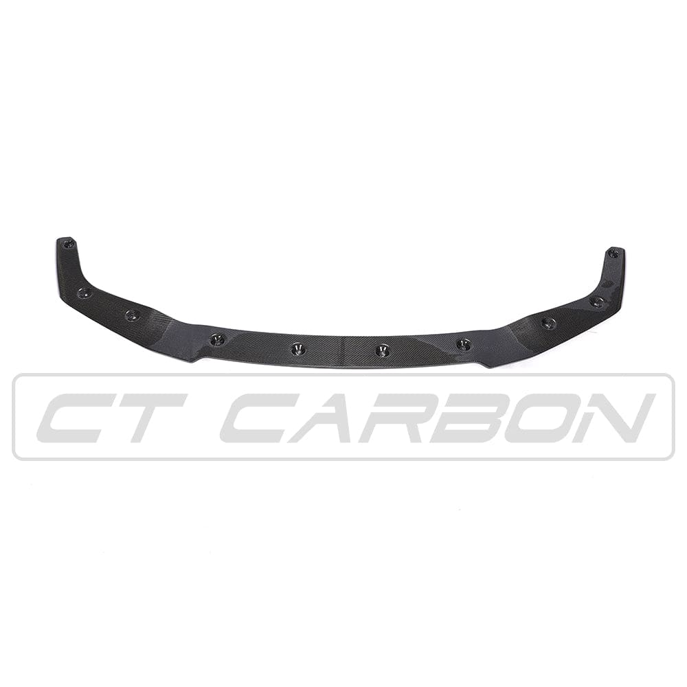 CT Carbon BMW M2 F87 Carbon Fibre/Fiber Front Lip Splitter Spoiler 2016-2018 - CS/CSL/Competition Style Aero Front Bumper Lip | Carbon Front Apron Upgrade
