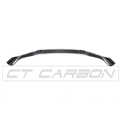 BMW M2 F87 Carbon Fibre (Carbon Fiber) Front Lip Spoiler Splitter – CS/Club Sport Style Chin Spoiler – CT Carbon Front Bumper Lip & Aero Valance – Fits 2016–2018