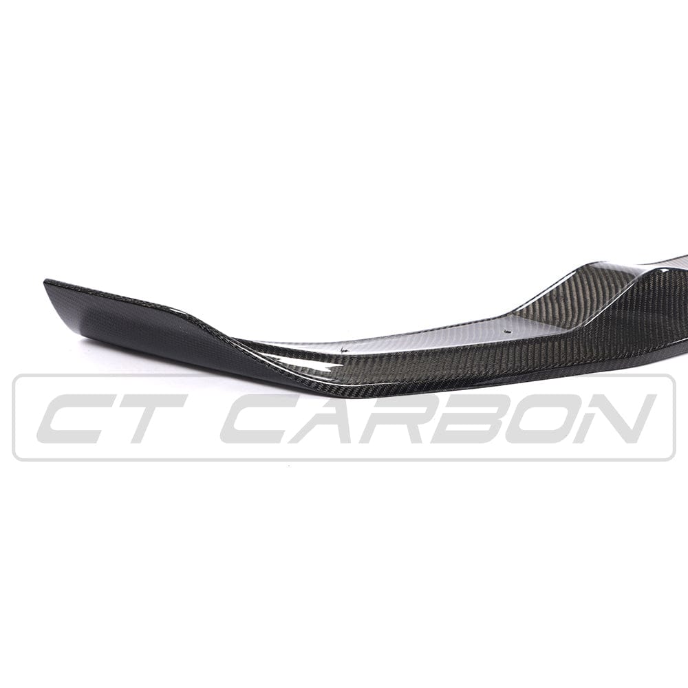 CT Carbon BMW M2 F87 Carbon Fibre/Fiber Front Lip Splitter Spoiler 2016-2018 - CS/CSL/Competition Style Aero Front Bumper Lip | Carbon Front Apron Upgrade