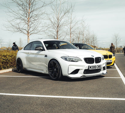 CT Carbon BMW M2 F87 Carbon Fibre/Fiber Front Lip Splitter Spoiler 2016-2018 - CS/CSL/Competition Style Aero Front Bumper Lip | Carbon Front Apron Upgrade