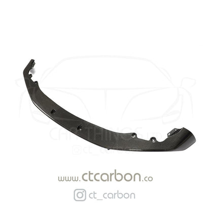 BMW M2 F87 OG N55 (2015-2018) Carbon Fibre Front Lip Splitter – M2C/CS Competition Style Front Bumper Lip Spoiler, Aero Lip, Valance, Air Dam | CT Carbon OEM+