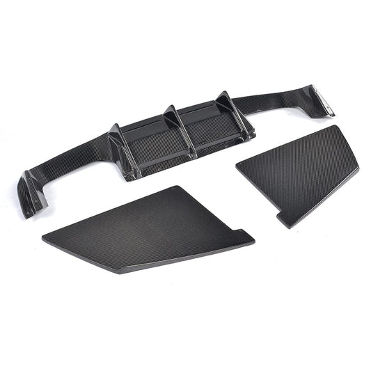 CT Carbon MT/MTC Style Rear Diffuser Valance for BMW M2/M2C F87 (2016-2021) Carbon Fibre Rear Bumper Insert | Fits OG & Competition (M2C) | M Performance Style Alternative Rear Lower Bumper Trim | Rear Splitter