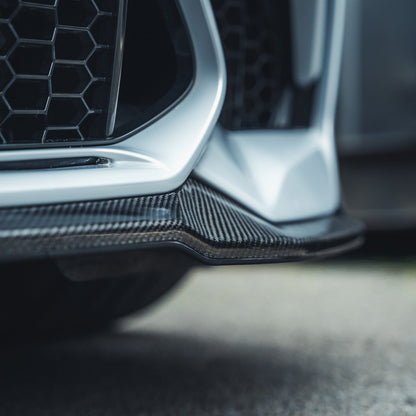 BMW M2 Competition F87 Complete Carbon Fiber/Fibre Body Kit – CS/Club Sport Style Aero Pack, M Performance Style – Front Splitter, Side Skirts, Diffuser, Spoiler – 2018-2021 (CT Carbon)