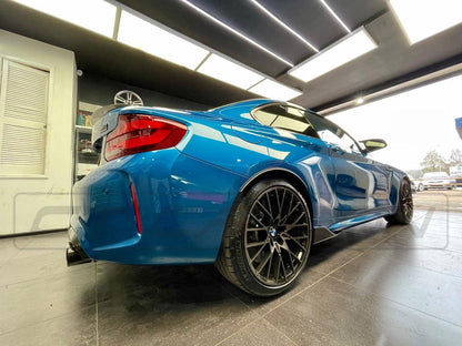 BMW M2 Competition F87 Carbon Fibre Body Kit – M Performance/MP Style Aero Pack by CT Carbon | Full Kit: Front Splitter/Lip, Side Skirts, Rear Diffuser, Boot/Trunk Spoiler – Real Carbon Fiber – Fits 2018+ M2C (S55) – OEM+ Exterior Upgrade