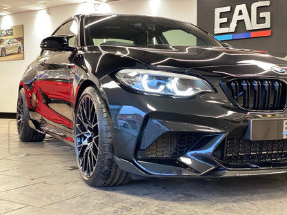 BMW M2 Competition F87 (2018+) Carbon Fibre/Fiber Body Kit – M Performance/MP Style Aero Pack | Front Splitter, Side Skirts, Rear Diffuser & Lip Spoiler | CT Carbon Complete Exterior Kit for M2C