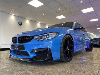 BMW M3 F80 Carbon Fibre/Fiber CS Style Body Kit – Full Exterior Aero Pack (Front Lip/Splitter, Side Skirts/Extensions, Rear Diffuser, Boot/Trunk Lip Spoiler) – Saloon/Sedan 2014–2020 – Gloss OE+ Fitment – CT Carbon