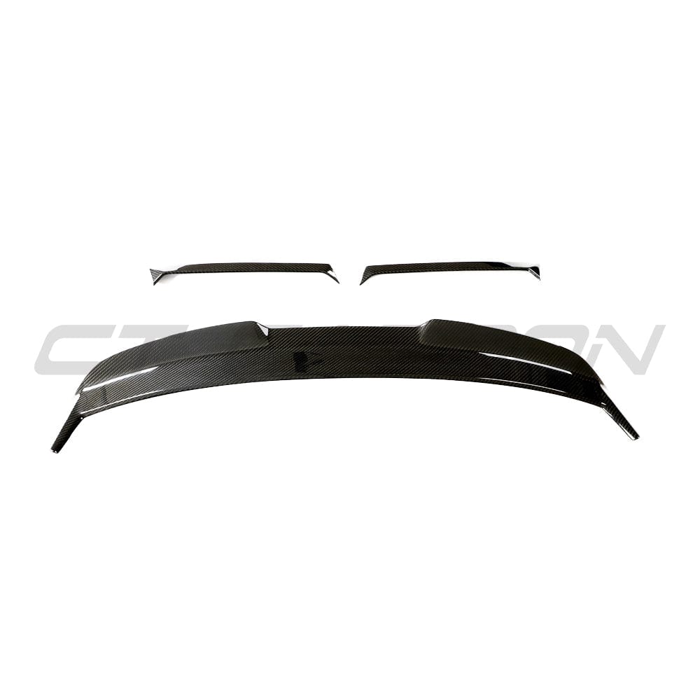 BMW M3 Touring G81 Rear Lip Spoiler / Tailgate Boot Wing (2021+) – Dry Pre-Preg Carbon Fiber/Fibre with Window Trim Add-On | Estate/Wagon Rear Blade | OEM+ Fitment | CT Design