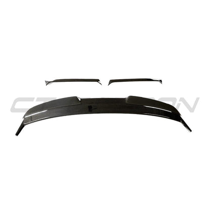 BMW M3 Touring G81 Rear Lip Spoiler / Tailgate Boot Wing (2021+) – Dry Pre-Preg Carbon Fiber/Fibre with Window Trim Add-On | Estate/Wagon Rear Blade | OEM+ Fitment | CT Design