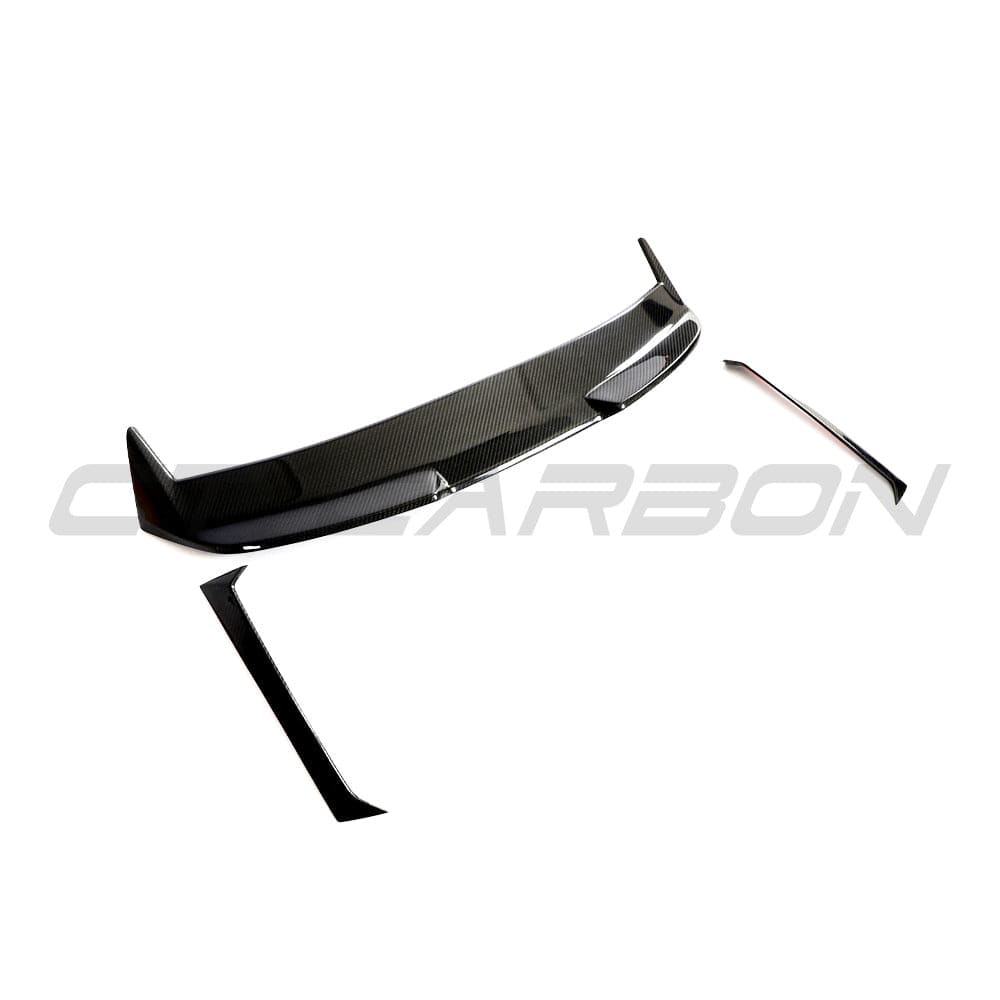 BMW M3 Touring G81 2021+ Carbon Fibre Rear Boot Lip Spoiler - CT Design Pre-Preg Dry Carbon Tailgate Lip, Rear Wing Extension with Add-On Window Trim - OEM Style Estate/Wagon Aero Upgrade