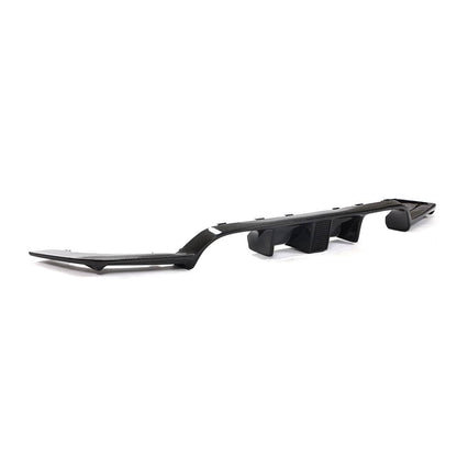 CT Carbon BMW M3/M4 F80 F82 F83 F8X Rear Diffuser & Rear Valance - DTM Light (Centre LED Brake Light) - Gloss Carbon Fibre (Carbon Fiber) Bumper Insert/Splitter 2014-2020