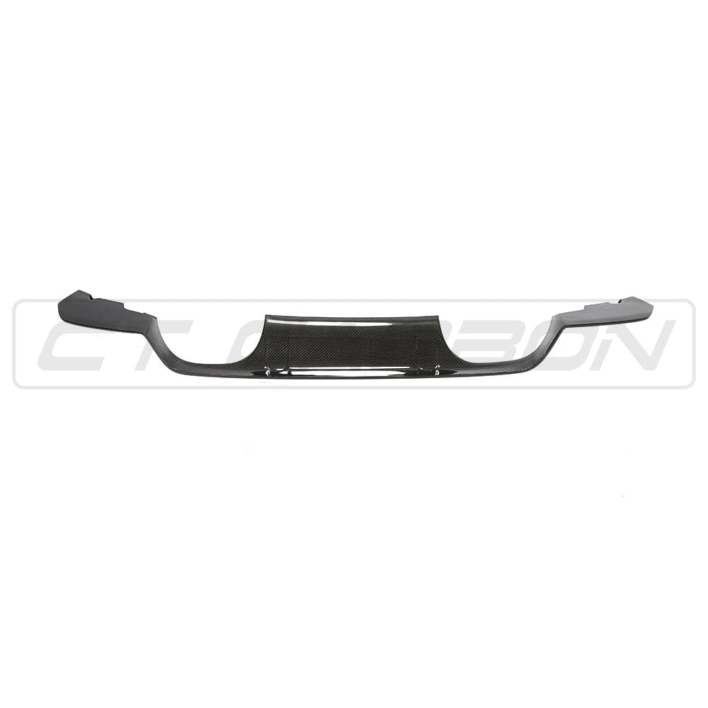 BMW M3/M4 F80 F82 F83 Rear Diffuser / Valance / Rear Lip / Rear Skirt – Carbon Fibre (Carbon Fiber) PS/PSM Style, High Gloss – F8X Rear Bumper Insert Aero Trim 2014-2020 | CT Carbon