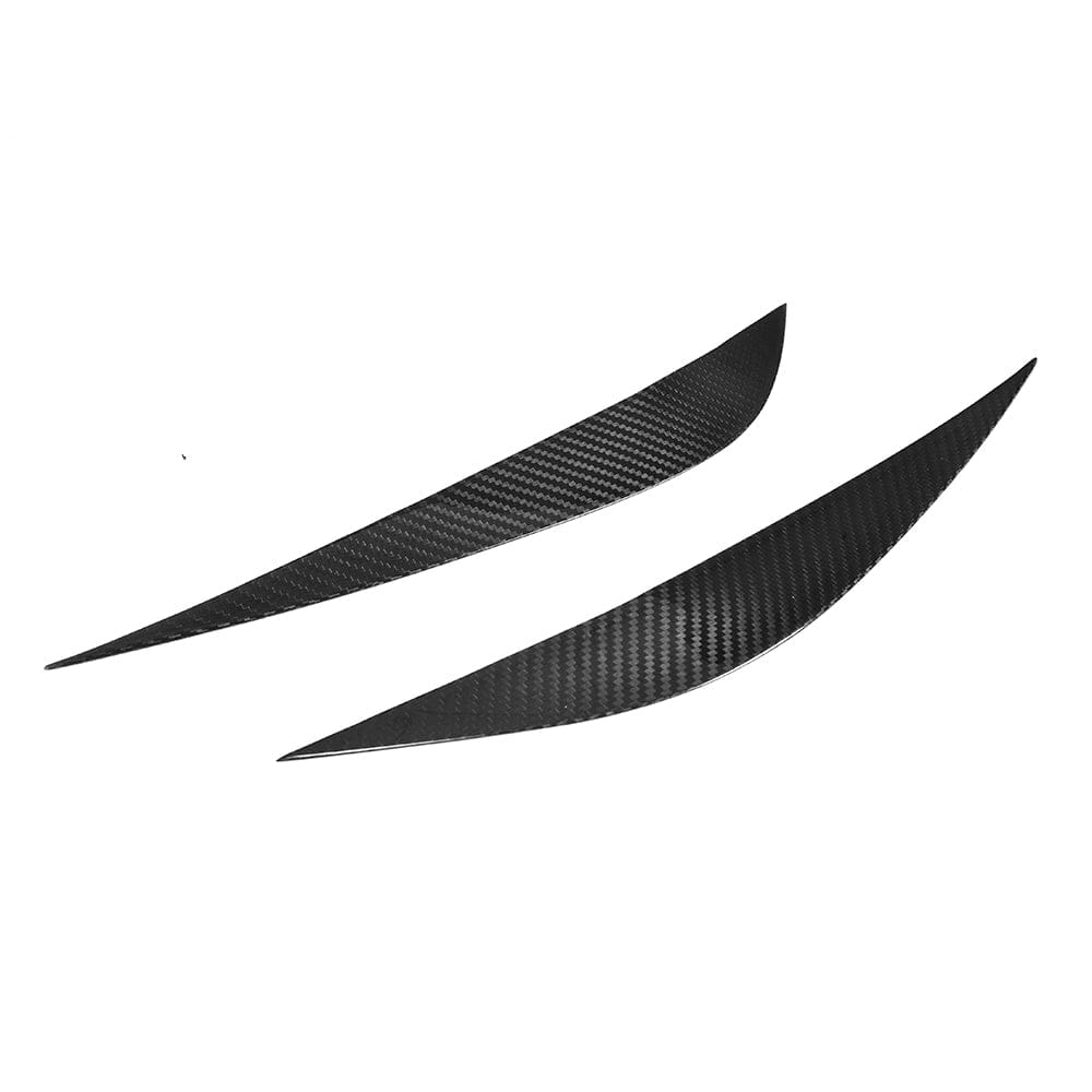 BMW M3/M4 F80 F82 F83 (2014-2020) Carbon Fibre/Fiber Headlight Eyelids – Headlamp Eyebrows Brows Front Light Trim Covers | CT Carbon F8X OEM+ – M3 Sedan/Saloon, M4 Coupe/Convertible