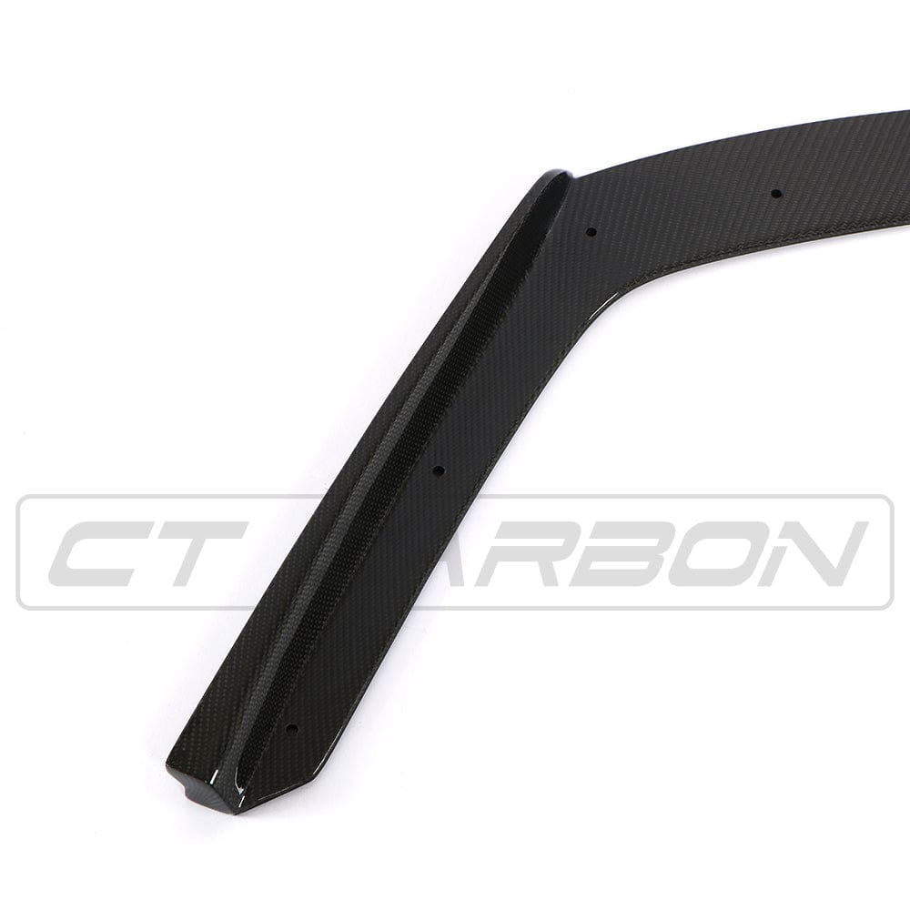 BMW M3/M4 F80 F82 F83 Carbon Fibre Rear Spats Corner Splitters Canards – Lower Bumper Extensions/Winglets, Rear Valance Corner Trims / Rear Bumper Corners, M Performance Style (2014–2020 F8X) Carbon Fiber, V-Style Diffuser Look