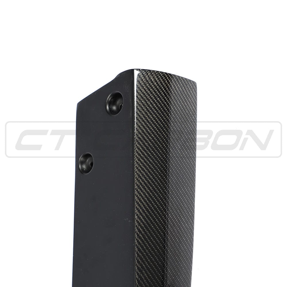 BMW M3/M4 F80 F82 F83 Carbon Fibre Side Skirts / Side Skirt Extensions | Side Splitters, Sill & Rocker Panel Extensions | 3D Style Gloss | M Performance Look | F8X Aero Side Blades 2014–2020 | CT Carbon