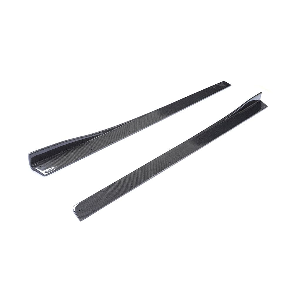 CT Carbon BMW M3/M4 F80 F82 F83 (F8X) Carbon Fibre Side Skirts, 3D-Style Gloss | Side Skirt Extensions, Side Blades, Rocker/Sill Extensions | Fits 2014-2020 M3 Saloon, M4 Coupe & Convertible
