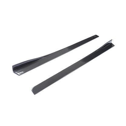 CT Carbon BMW M3/M4 F80 F82 F83 (F8X) Carbon Fibre Side Skirts, 3D-Style Gloss | Side Skirt Extensions, Side Blades, Rocker/Sill Extensions | Fits 2014-2020 M3 Saloon, M4 Coupe & Convertible