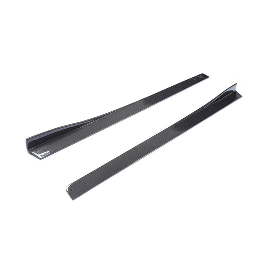 CT Carbon BMW M3/M4 F80 F82 F83 (F8X) Carbon Fibre Side Skirts, 3D-Style Gloss | Side Skirt Extensions, Side Blades, Rocker/Sill Extensions | Fits 2014-2020 M3 Saloon, M4 Coupe & Convertible