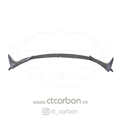 CT Carbon BMW M3/M4 F80 F82 F83 2014-2020 Carbon Fibre Front Lip Splitter (3-Piece) - M Performance/MP Style Chin Spoiler Front Bumper Lip Aero Kit - Fits M3 Saloon & M4 Coupe/Convertible