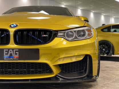 BMW M3/M4 F80 F82 F83 Front Lip Spoiler Splitter - Carbon Fibre/Carbon Fiber 3