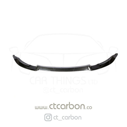 BMW M3/M4 F80 F82 F83 Carbon Fibre/Carbon Fiber Front Lip Spoiler / Front Splitter CS Style (2014–2020) | Front Bumper Lip / Front Spoiler / Front Valance Lip | CT Carbon