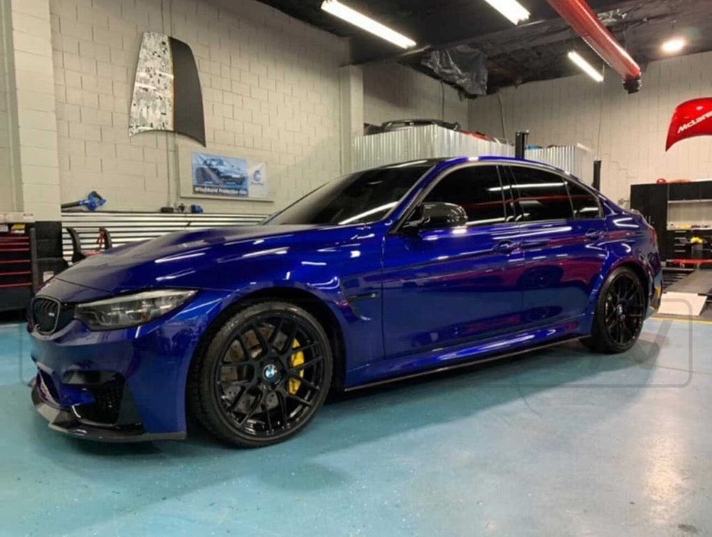 BMW M3 M4 F80 F82 F83 (2014–2020) Carbon Fibre/Carbon Fiber Front Lip Spoiler Splitter CS Style Chin Spoiler Front Bumper Lip Air Dam OEM+ Performance Aero