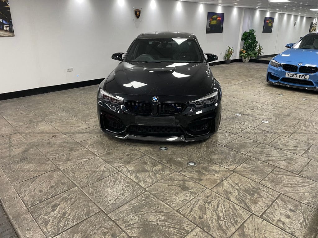 BMW M3/M4 F80 F82 F83 Carbon Fibre/Carbon Fiber Front Lip Spoiler / Front Splitter CS Style (2014–2020) | Front Bumper Lip / Front Spoiler / Front Valance Lip | CT Carbon