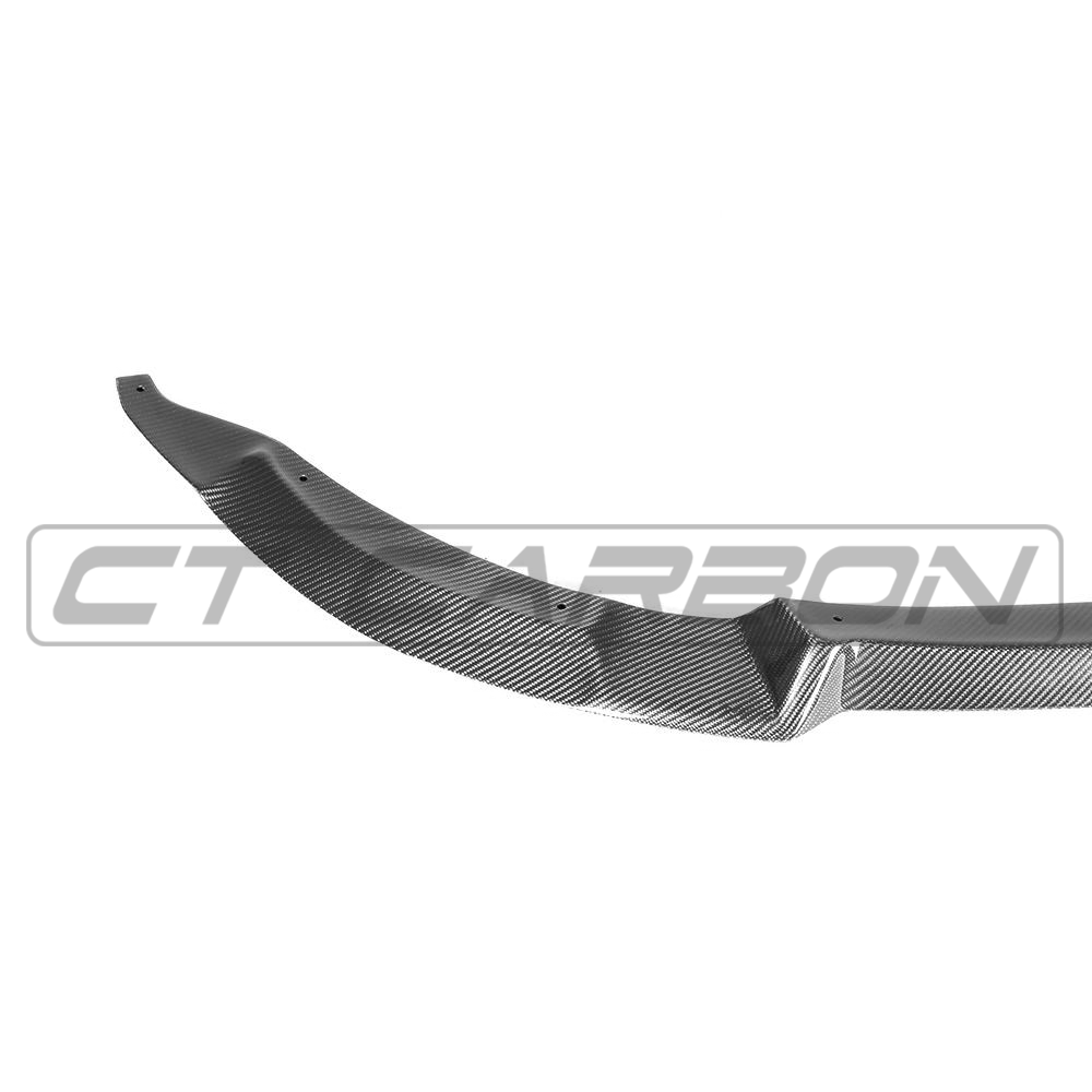BMW M3/M4 F80 F82 F83 (2014-2020) Carbon Fibre/Carbon Fiber Front Lip Splitter - CS/Clubsport Style Front Spoiler Chin Spoiler Bumper Lip Aero Air Dam Valance - F8X Coupe Convertible Saloon