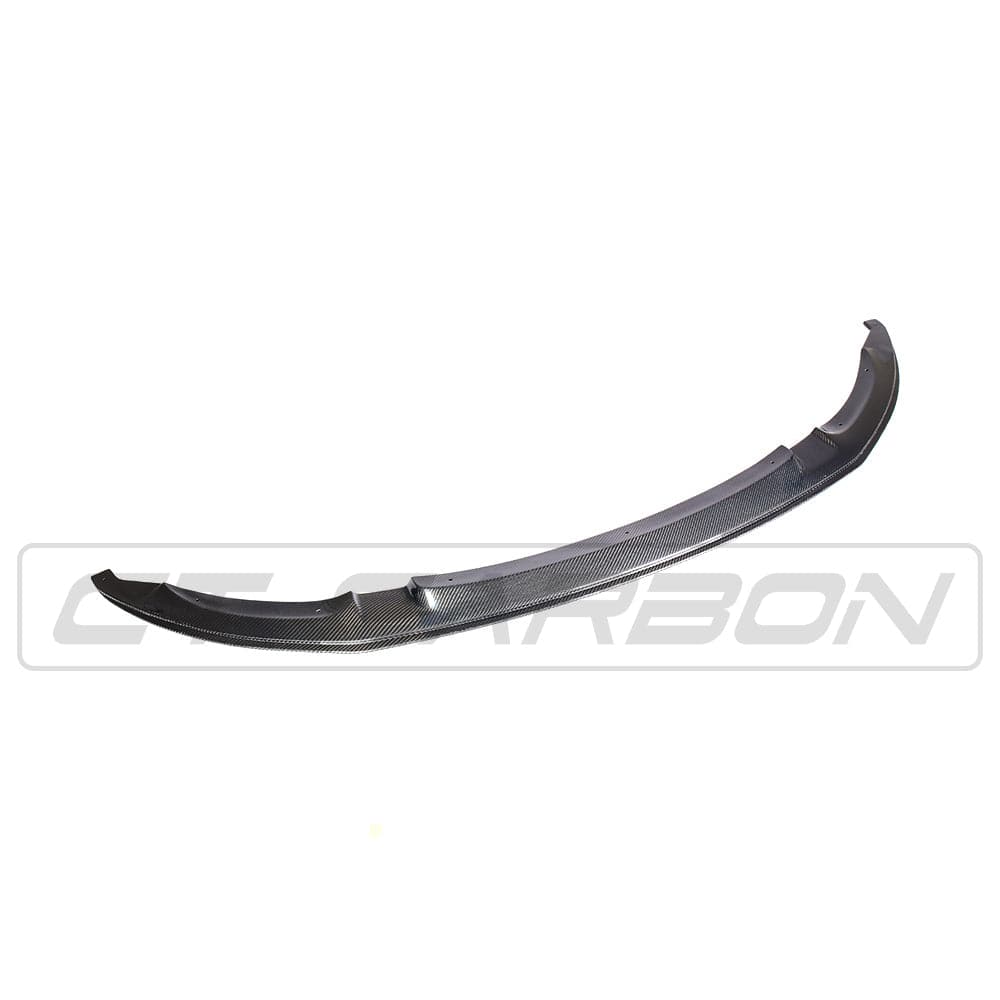 BMW M3/M4 F80 F82 F83 (2014-2020) Carbon Fibre/Fiber Front Lip Splitter Spoiler | CT Design CT Carbon GTS/CS Style Front Bumper Lip, Chin Spoiler, Valance | F8X Performance Aero Upgrade | Sedan/Saloon Coupe Convertible