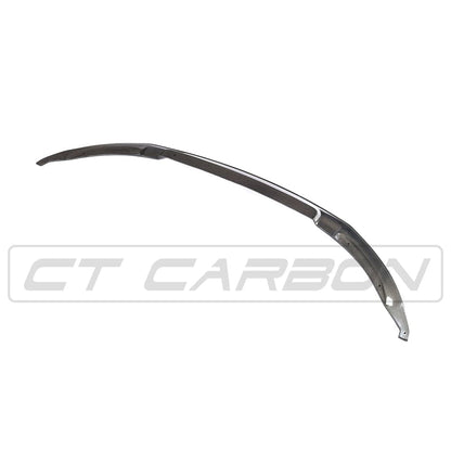 BMW M3/M4 F80 F82 F83 (2014-2020) Carbon Fibre/Fiber Front Lip Splitter Spoiler | CT Design CT Carbon GTS/CS Style Front Bumper Lip, Chin Spoiler, Valance | F8X Performance Aero Upgrade | Sedan/Saloon Coupe Convertible