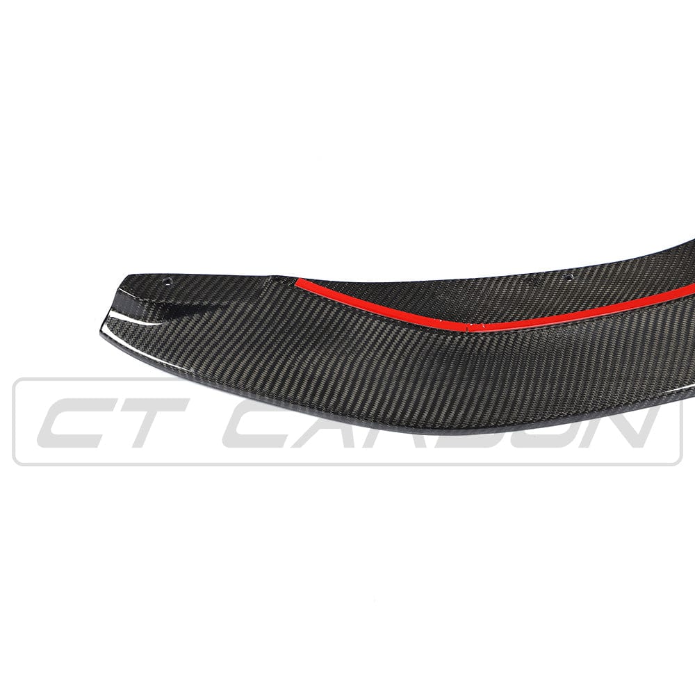 BMW M3/M4 F80 F82 F83 Front Lip Splitter Spoiler - PS/P-Style Carbon Fibre/Fiber Gloss (F8X 2014-2020) Front Bumper Chin Lip Aero by CT Carbon