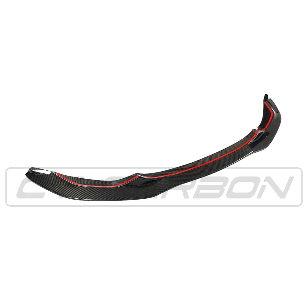 BMW M3/M4 F80 F82 F83 Front Lip Splitter Spoiler - PS/P-Style Carbon Fibre/Fiber Gloss (F8X 2014-2020) Front Bumper Chin Lip Aero by CT Carbon