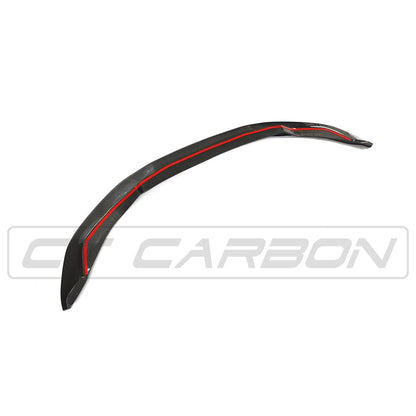 BMW M3/M4 F8X F80 F82 F83 (2014-2020) PS Style Real Carbon Fibre/Fiber Front Lip Splitter Spoiler, Gloss | CT Carbon – M Performance Style Front Bumper Chin Spoiler