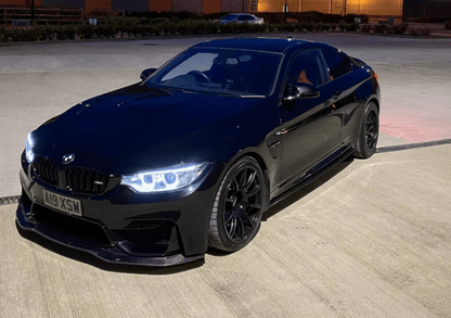 BMW M3/M4 F80 F82 F83 Front Lip Splitter Spoiler - PS/P-Style Carbon Fibre/Fiber Gloss (F8X 2014-2020) Front Bumper Chin Lip Aero by CT Carbon