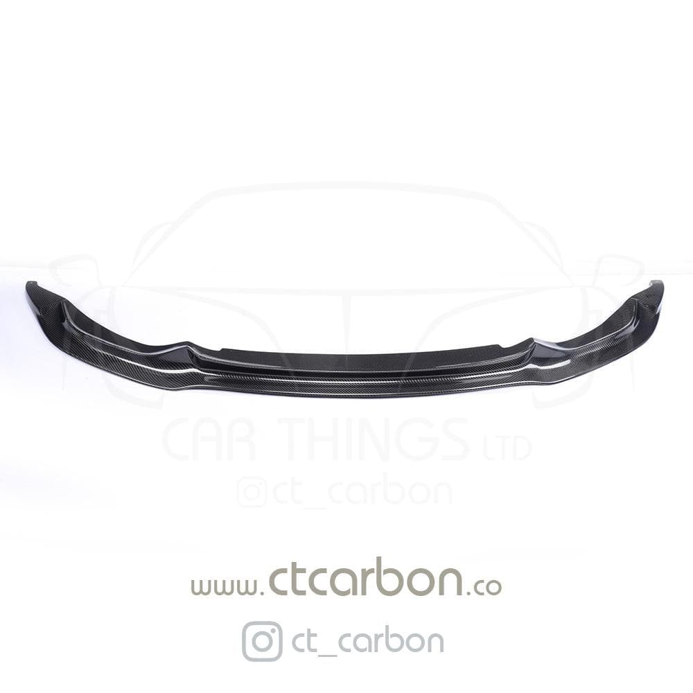 BMW M3/M4 F80 F82 F83 Carbon Fibre/Carbon Fiber V-Style Front Lip Splitter Spoiler – VRS/Vorsteiner Style Chin Spoiler Bumper Lip – 2014-2020 F8X – CT Carbon
