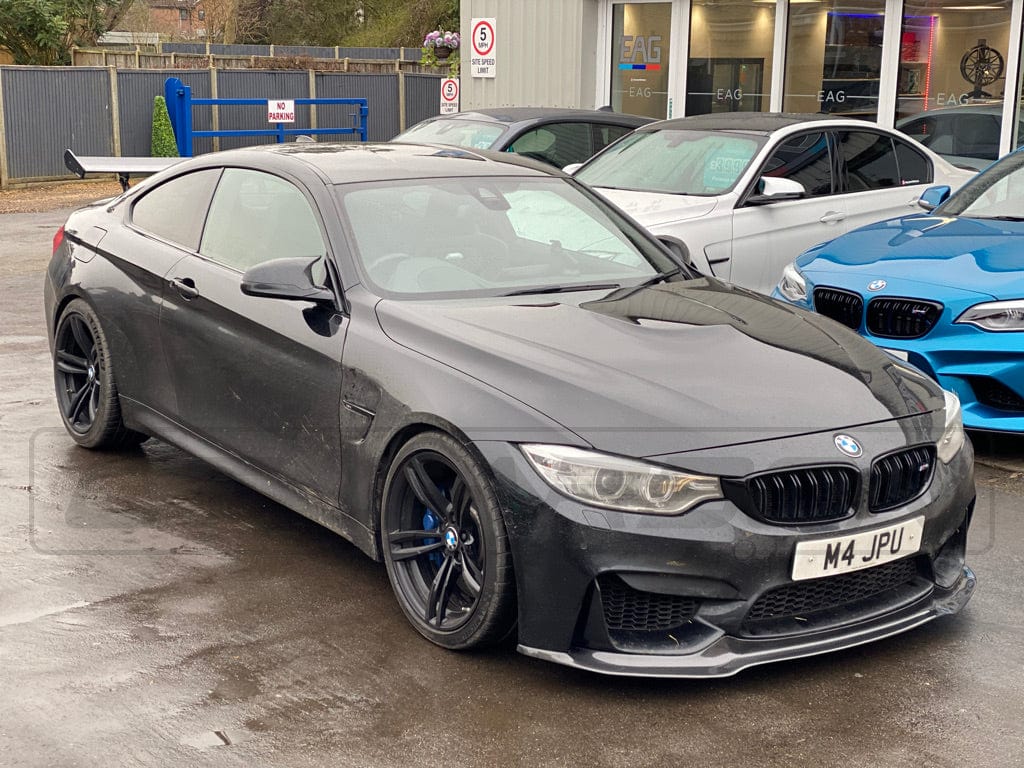 BMW M3/M4 F80 F82 F83 (2014-2020) Carbon Fibre/Carbon Fiber Front Lip Splitter Spoiler - V Style Chin Spoiler, Front Bumper Lip, Lower Splitter, F8X Aero Lip