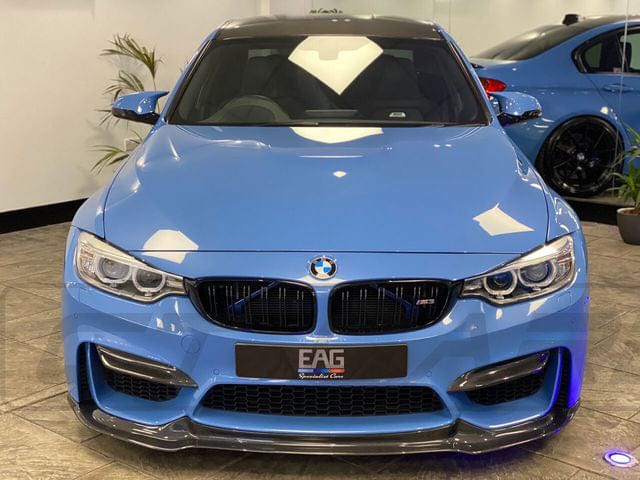 BMW M3/M4 F80 F82 F83 Carbon Fibre/Carbon Fiber V-Style Front Lip Splitter Spoiler – VRS/Vorsteiner Style Chin Spoiler Bumper Lip – 2014-2020 F8X – CT Carbon