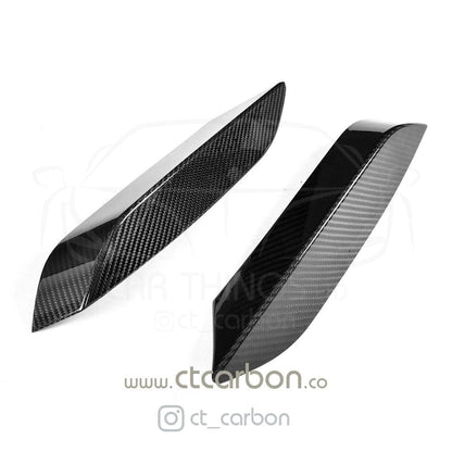 BMW M3/M4 (F80 F82 F83) UPPER FRONT CARBON FIBRE CANARDS