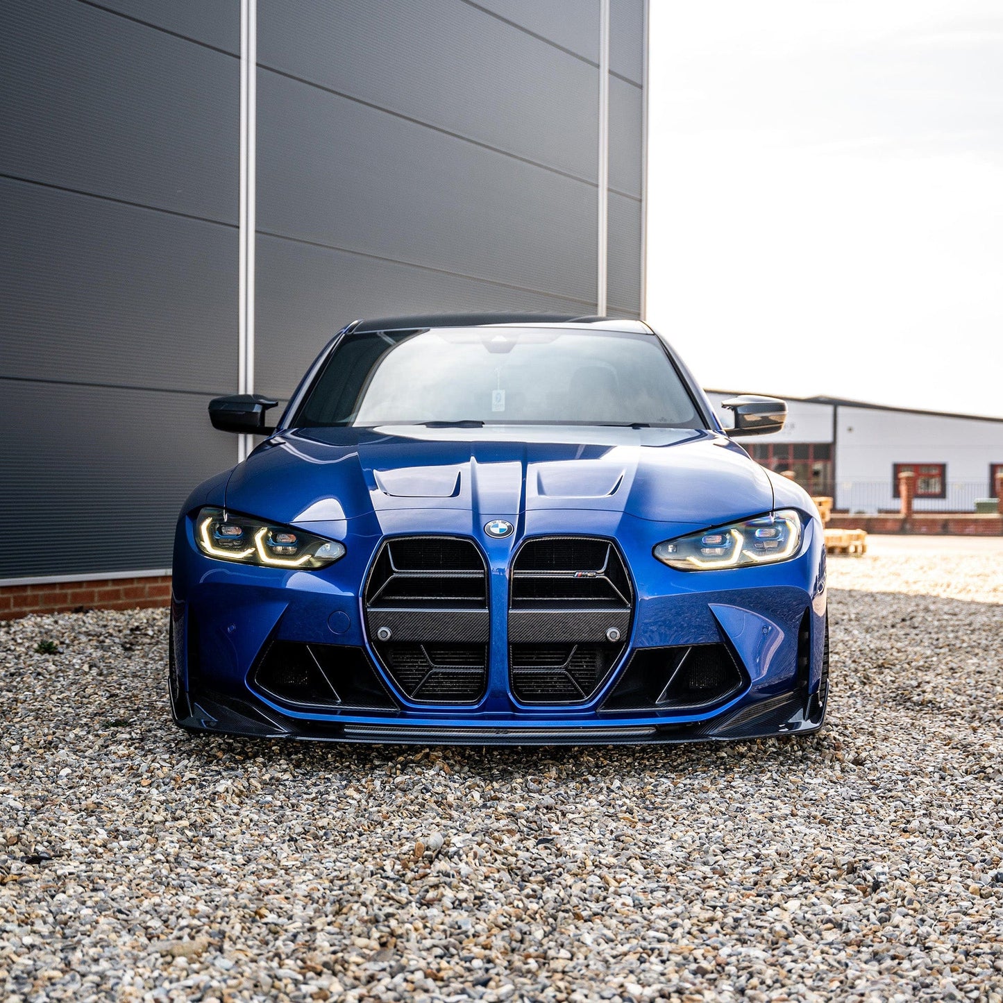 BMW M3/M4 G8X G80 G81 G82 G83 Carbon Fibre Front Lip Splitter Spoiler V2 – CT Design OEM+ Pre-Preg | Front Bumper Chin Lip/Valance 2021–2025