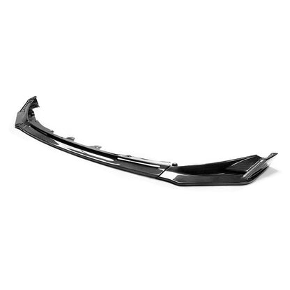 BMW M3/M4 G80 G81 G82 G83 V-Style/V Style Carbon Fibre (Fiber) Front Splitter / Front Lip Spoiler / Front Bumper Lip (Chin) – Pre-Preg Dry Carbon 3-Piece by CT Carbon – Fits 2021+ G-Series